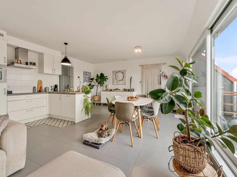 Instapklaar 1-slaapkamerappartement met terras, staanplaats en ruime bergingen in hartje Veurne<br />
In het hartje van Veurne bevindt zich dit perfec