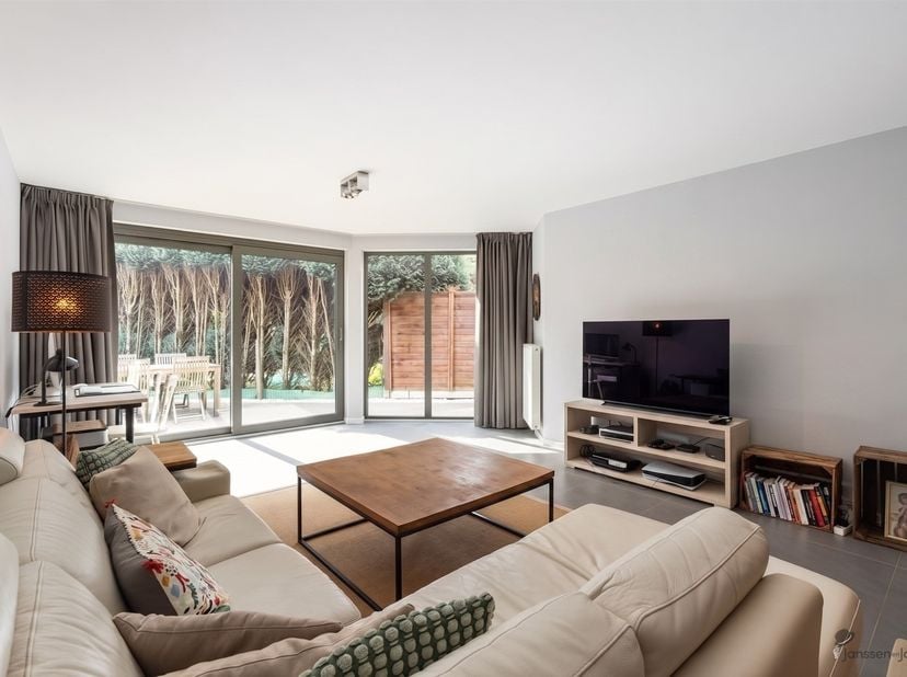 Appartement spacieux et économe en énergie, de plain-pied, avec garage et terrasse ensoleillée à Schilde<br />
<br />
<br />
Situé dans un quartier c