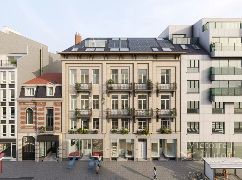 Victoire Junot presenteert dit prachtige appartement met 2 slaapkamers in het project Heritage Janson, op een steenworp van het Châtelainplein en de L