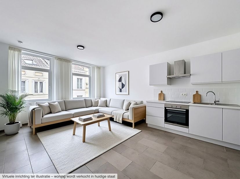 Vraag uw bezoek aan via immodavinci.be <br />
Ligging:<br />
Dit appartement is uitstekend gelegen in de Hoogstraat in Gent, vlakbij De Poel en op wan