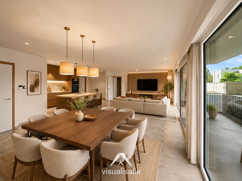 In de eigentijdse en kleinschalige Residentie Carpe Diem wordt dit ruime gelijkvloerse appartement van 152 m² aangeboden. Het appartement combineert c