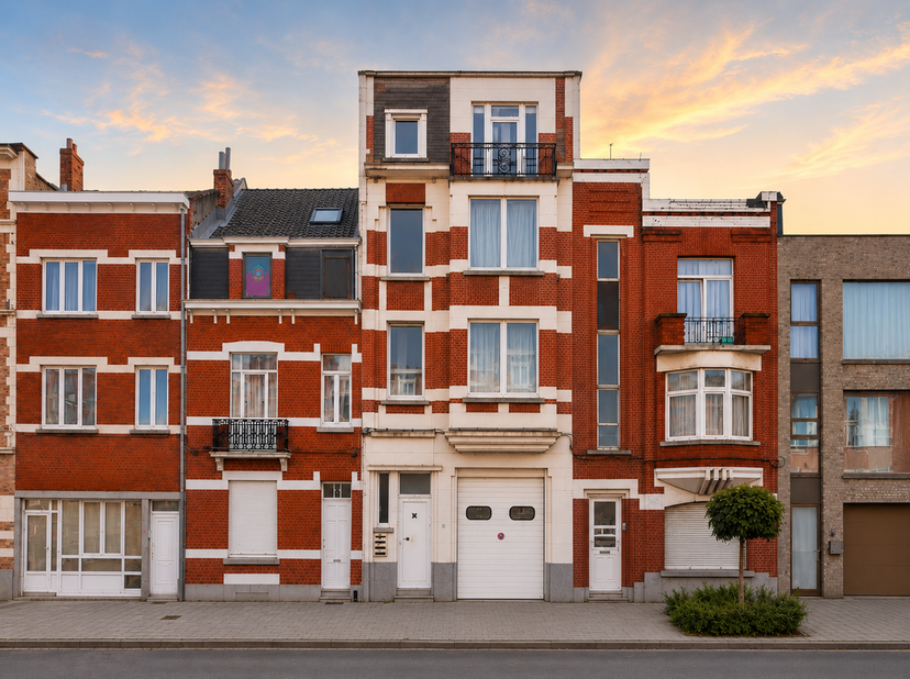 ANDERLECHT – VEEWEYDE – À proximité du métro Veeweyde et des nombreuses facilités du quartier, découvrez cet immeuble de rapport développant une super