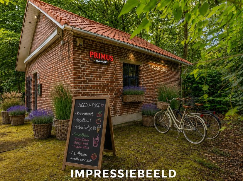 Dit sfeervolle, pittoreske horecapandje bevindt zich aan de Boslaan in Lanklaar, midden in een prachtig natuurgebied, vlakbij de Mechelse Heide en de