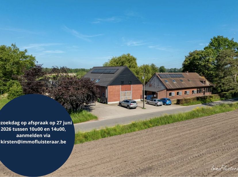 BEZOEKDAG 27 juni van 10-14u. Aanmelden via kirsten@immofluisteraar.be<br />
Deze woning biedt alles wat een paardenliefhebber zich kan wensen: ruimte