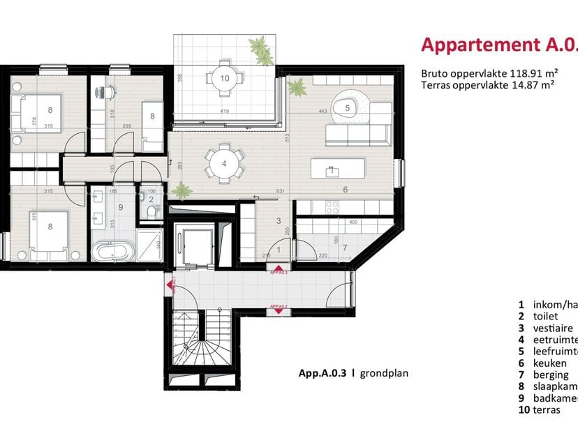 Appartement à vendre à Bert Leysenlaan 21,
                    2490 Balen