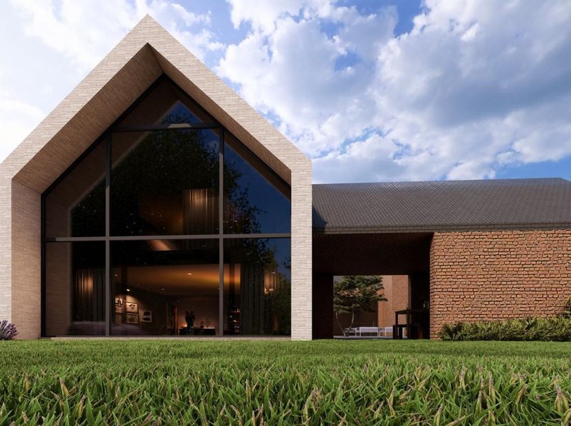 Riante nieuw te bouwen villa in hedendaagse hoevestijl, centraal gelegen in het bruisende Beverst, Kleistraat 17.<br />
Deze uitzonderlijke woonlocati