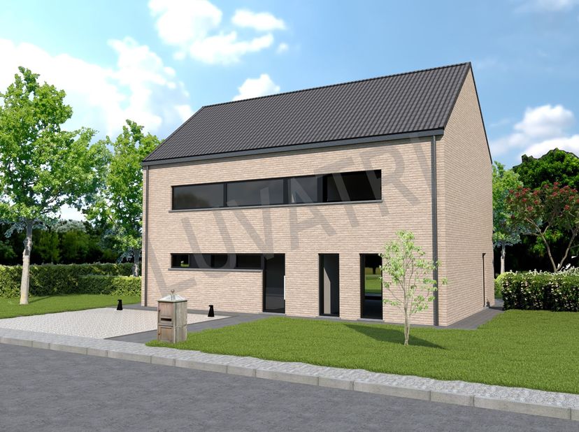 Terrain constructible avec permis – proposition clé-sur-porte via un partenaire externe<br />
Sparrendreef 7, 1910 Kampenhout – prix hors TVA<br />
Da