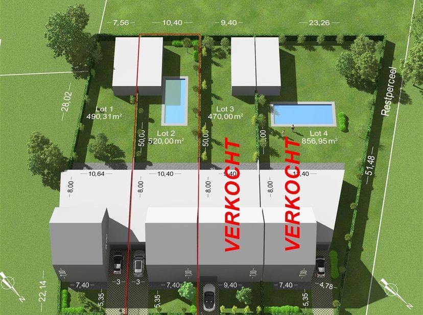 Bouwgrond (LOT 2 - HOB) te koop in een goedgekeurde verkaveling: zuidwest georiënteerd &amp; zonder bouwverplichting!<br />
Ontdek dit goed gelegen perce