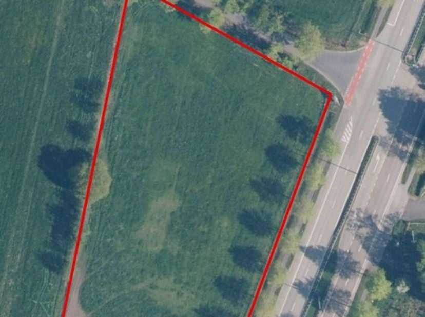 Vrij perceel grond te koop op de hoek van Aalterbaan en Groot Burkelkalseide te Maldegem met een oppervlakte van 8.306 m². De grond is vrij en onmidde