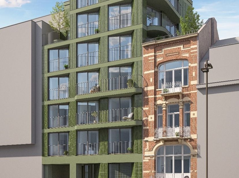 Schitterend 2 SLPK APP in de prachtige residentie “AVENUE GEORGE”, de residentie waar luxe en comfort samenkomen is gelegen op de schitterende Koningi