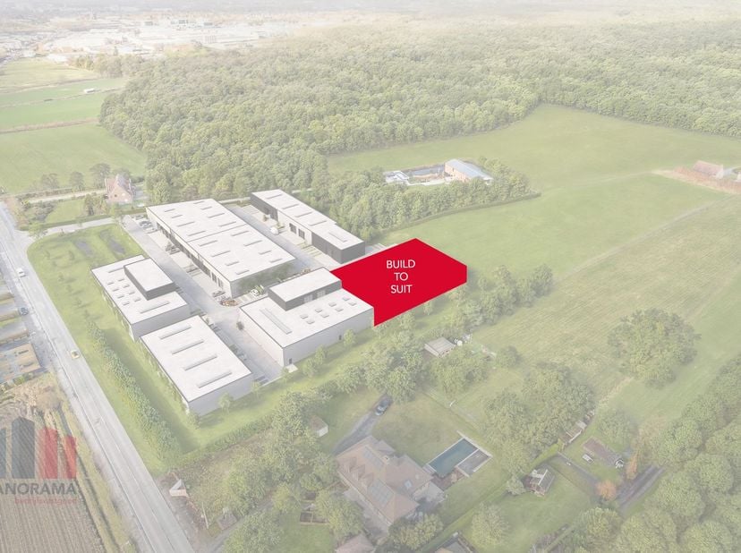 Build-to-suit bedrijfsgebouwen met oppervlaktes van 1.000 m² tot 2.500 m² te koop.<br />
<br />
De bedrijfsgebouwen kunnen voorzien worden van een vri
