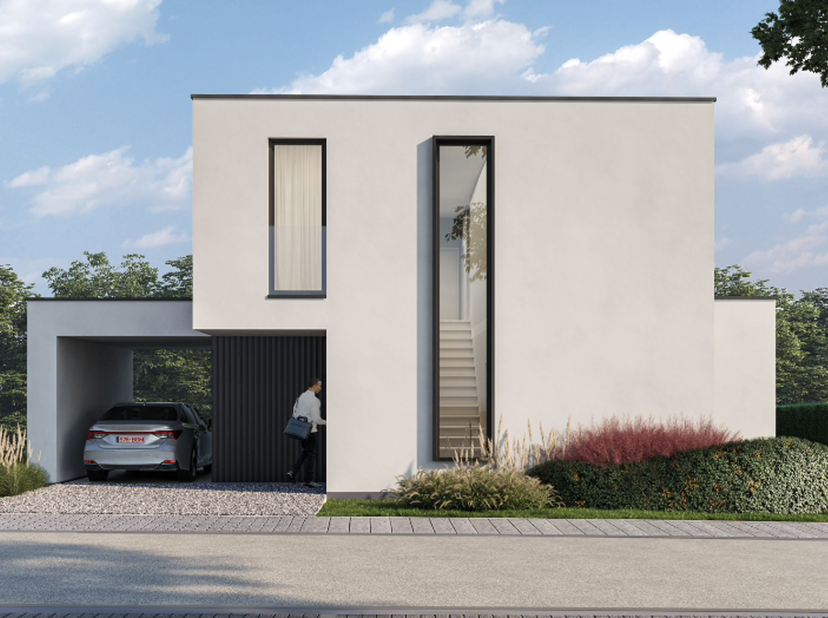 Kwalitatieve energiezuinige (E20) moderne nieuwbouwwoning met 3 slk, tuin en carport. <br />
Goedgelegen te Anzegem, nabij invalswegen, scholen en ope