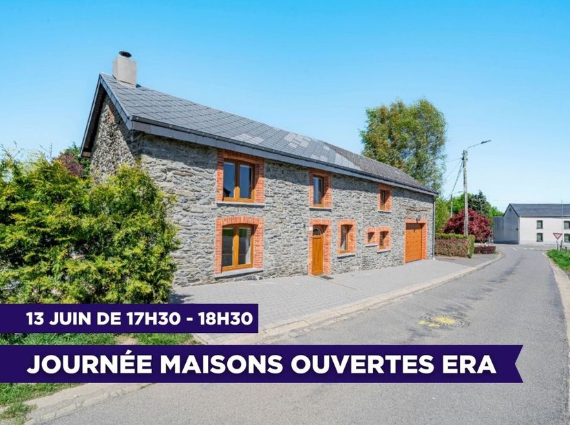 [[ CE BIEN PARTICIPE À LA JOURNÉE MAISONS OUVERTES ERA LE 13/6 DE 17:30 À 18:30 ]]ERA B-LUX vous propose cette charmante maison en pierre de pays enti