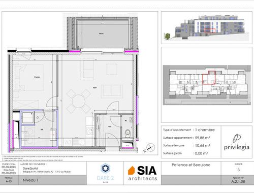                                         Appartement te koop in Glain, € 218.755
