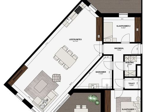                                         Appartement te koop in Aarschot, € 395.000
