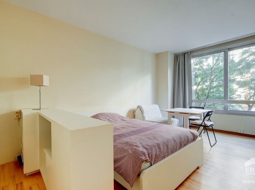 ERA CHATELAIN biedt u deze studio in Elsene aan, ideaal gelegen tussen het Stefaniaplein en het Châtelainplein, met een oppervlakte van 30 m² (bruto E