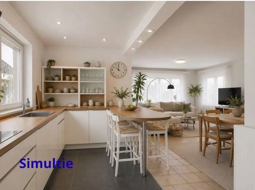 VERRASSENDE WONING MET DRIE SLAAPKAMERS EN VOLLEDIG ONDERKELDERD OP RUIM PERCEEL IN RIEMST<br />
Op zoek naar een gezellig lichtrijke woning in de omg