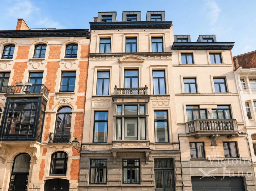 Uitgelegd door Maia Zinchenko : maia.zinchenko@victoire.be<br />
Victoire Junot biedt u exclusief aan :<br />
Uitzonderlijke moderne penthouse duplex,
