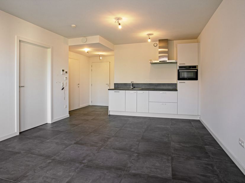 Appartement avec services hôteliers d'une chambre à vendre dans la résidence 14 à Anvers. Situé dans un bâtiment récent avec les équipements nécessair