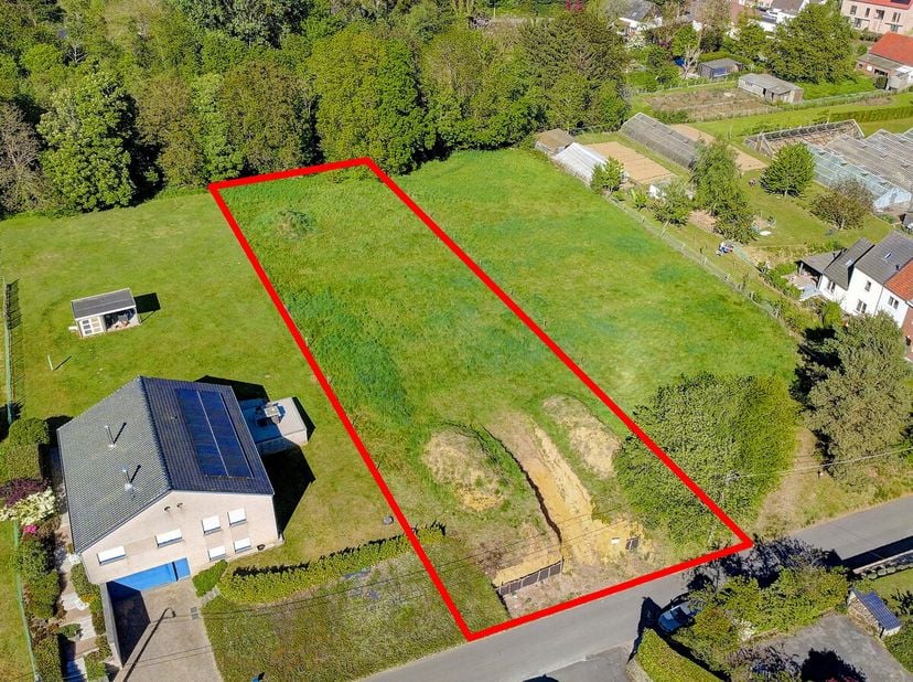 Te koop: ontdek deze bouwgrond in het landelijke Huldenberg, midden in het groen en toch op wandelafstand van openbaar vervoer en op een steenworp van
