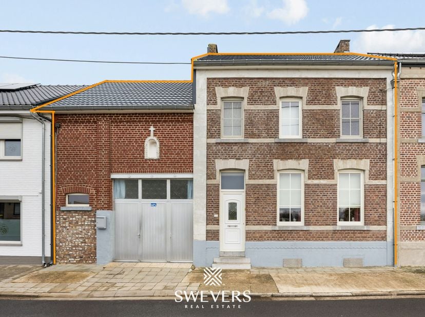 Voor meer info en foto’s, surf naar www.swevers.be – In het centrum van Landen, in de rustige Bergstraat, vind je deze ruime gezinswoning boordevol po