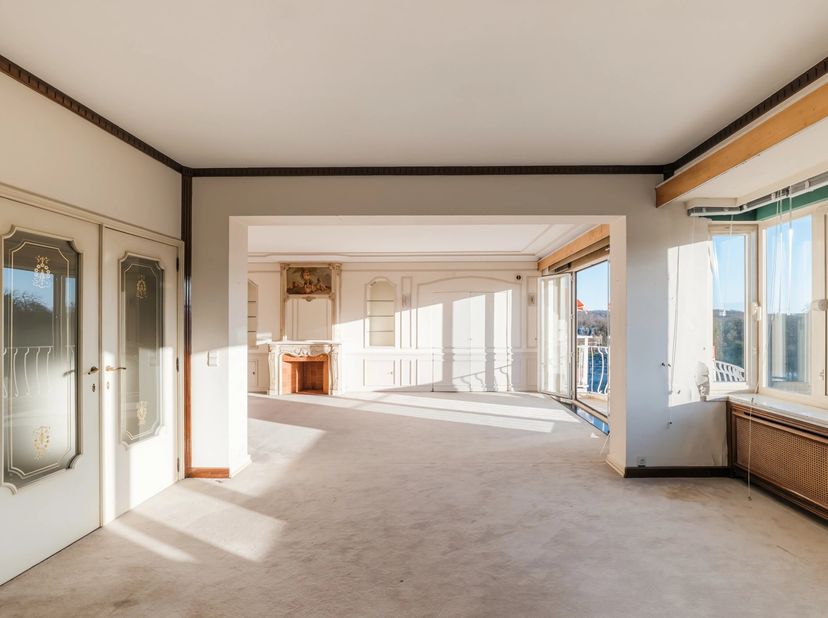 Victoire-Junot biedt u dit prachtige duplex penthouse voor renovatie, met een adembenemend uitzicht over het Woluwepark en in de onmiddellijke nabijhe
