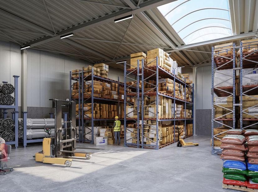 Nieuwbouw KMO-unit van 221 m²&amp;nbsp;te koop, de unit maakt deel uit van het&amp;nbsp;nieuwbouwproject De Stokerij: een duurzame en strategisch gelegen bedr