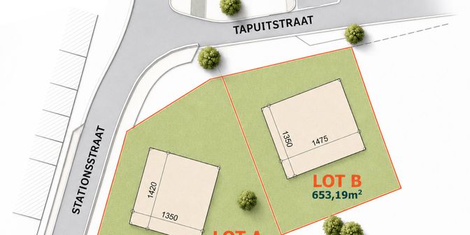 Grond te koop in Stationsstraat 275, 8540 Deerlijk