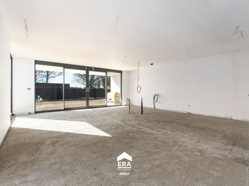 [[ ER WERD EEN OPTIE GENOMEN OP DIT PAND. ]] eze moderne halfopen nieuwbouwwoningen liggen in de Wolfsstraat te Opglabbeek, rustig én praktisch vlak b
