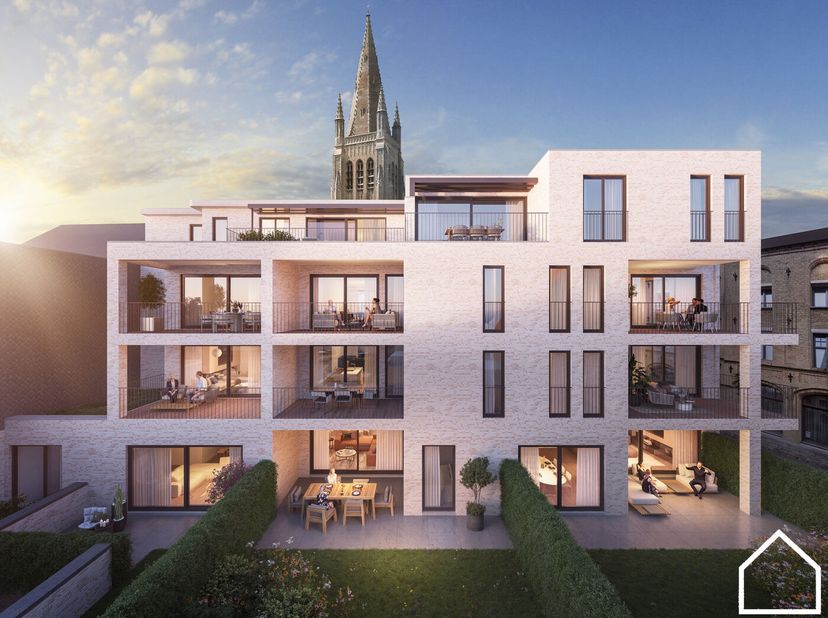 Mooi en stijlvol nieuwbouwappartement in het hart van Ieper<br />
<br />
In Residentie Blomfield, een nieuw en kleinschalig woonproject in het centrum