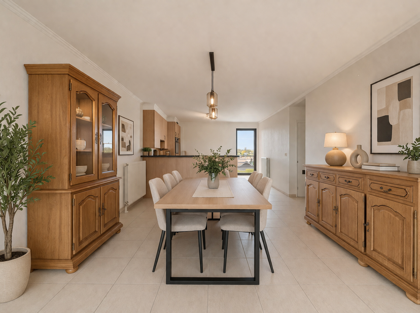 Geniet van de perfecte combinatie van centrale ligging en rust met dit instapklare appartement met zicht op de Leie.<br />
Het appartement bevindt zic
