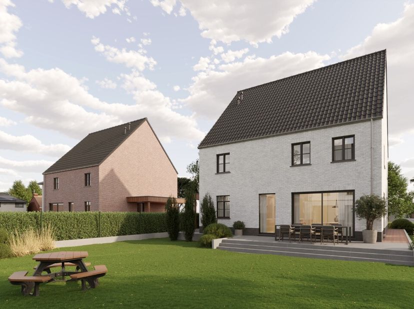 Maison neuve trois façades à Westende, au calme près de la côte. Cette élégante maison neuve à Westende combine espace, confort et situation agréable.