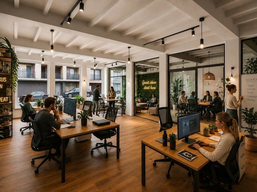 Langs de Nieuwpoortsesteenweg 298 bevindt zich dit instapklare handelspand van ca. 200 m², volledig vernieuwd in 2020 en afgewerkt in een warme, sfeer