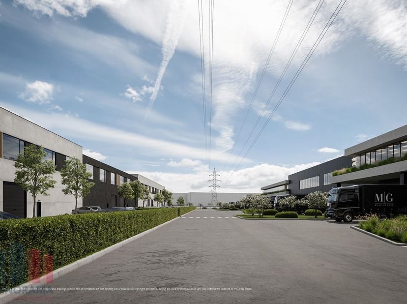 Opslagruimte met een totale oppervlakte van 3.388 m² en een mezzanine van 593 m²&amp;nbsp; gelegen langsheen de gekende Woluwelaan te Vilvoorde/Machelen.