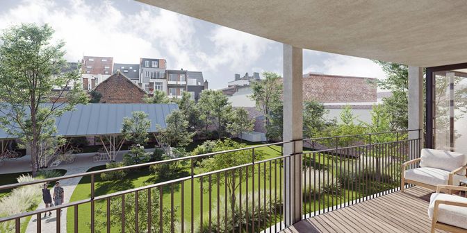 Project in Rue Du Printemps - Lentestraat 49 - 61, 1050 Elsene