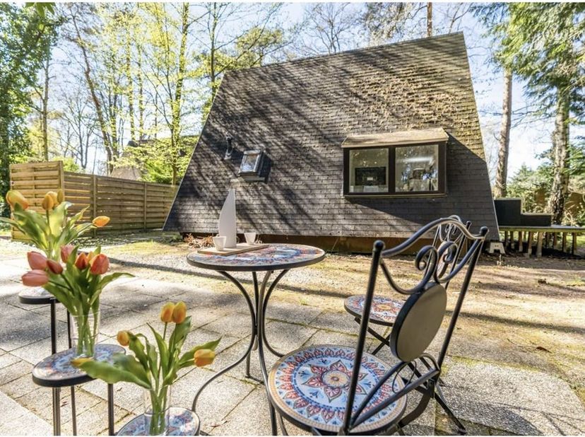 Op het bungalowpark Sonnevijver in Rekem, omgeven door groen en mooie waterpartijen, mogen wij met veel plezier deze vakantiechalet, gelegen op een ru