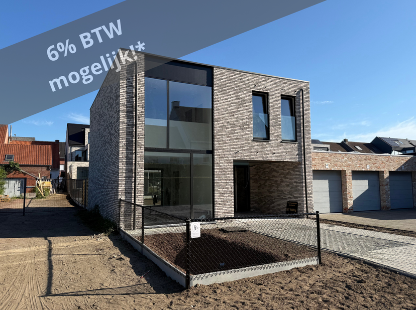 Moderne woning in het centrum van Westerlo – Mogelijkheid tot 6% btw* - Nog inspraak in afwerking mogelijk!<br />
Deze stijlvolle nieuwbouwwoning bevi