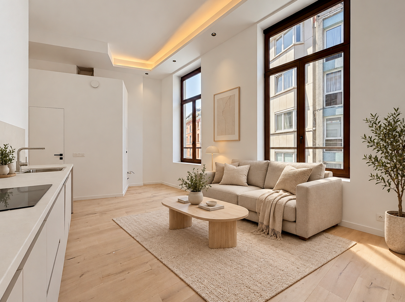 Appartement te koop in ,
                    1050 Elsene