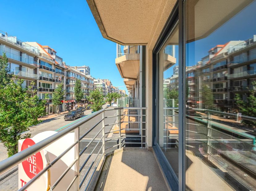 Ruim appartement met twee slaapkamers te koop gelegen op de eerste verdieping van de Residentie 'Princess' te Nieuwpoort, Albert I Laan 255. Dit appar