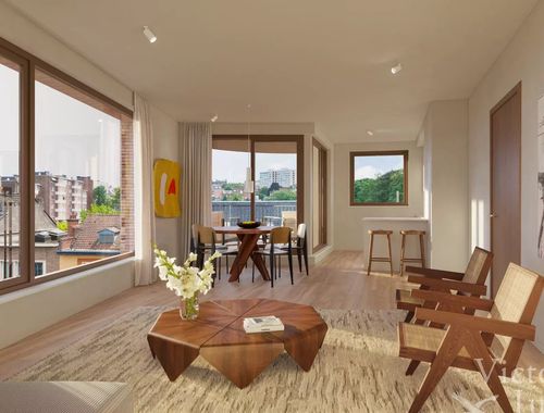                                         Studio avec coin lit à vendre à Uccle, € 395.000
