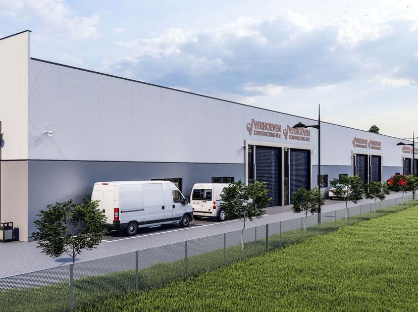 Nieuw bedrijvenpark met 24 CASCO+ units op een boogscheut van TONGEREN<br />
(fase 1: 14 units)<br />
De units variëren van 195 tot 600 m² en zijn inc