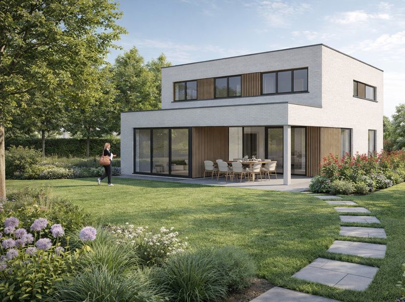 Deze prachtige bouwgrond (1.020 m²) is gelegen in een zeer groene en centrale omgeving. Het perceel heeft een breedte van 17 meter en is bestemd voor