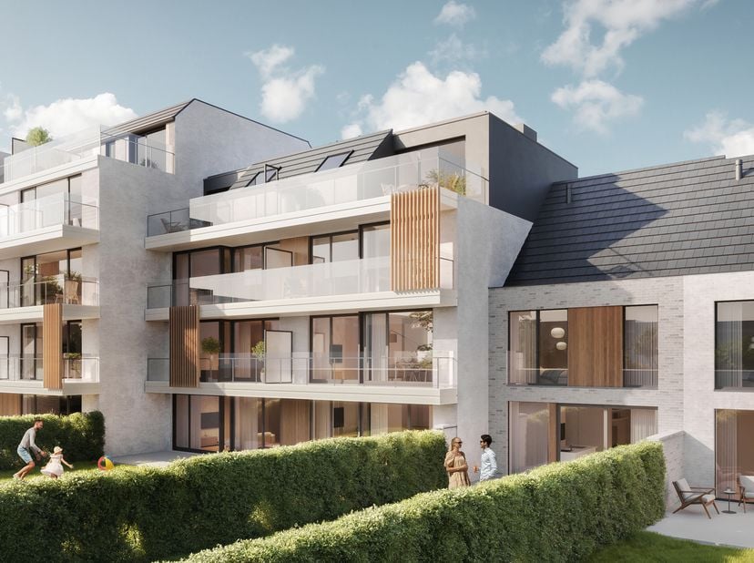 NIEUWBOUWAPPARTEMENTEN <br />
Diverse mogelijkheden met 1 of 2 slaapkamers, zowel gelijksvloers met terras en tuin als op verdiepingen met grote terra
