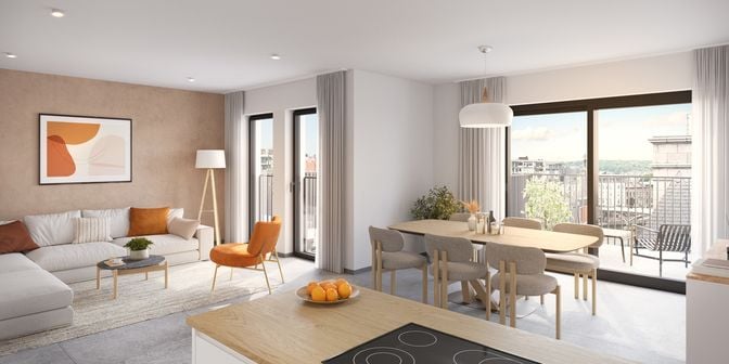Appartement te koop in Rue Florimont 11 bus 0042, 4000 Liège