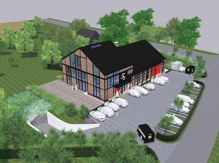A vendre : Terrain de +/-55 ares entre Ottignies et Rixensart<br />
Permis obtenu pour un immeuble mixte Bureaux/atelier (HORECA)<br />
Localisation :