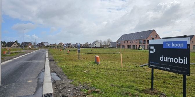 Grond te koop in Marie Curiestraat 54, 8830 Hooglede