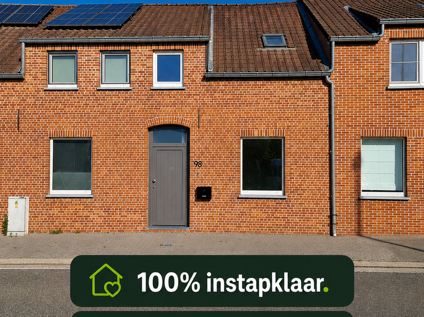 DE IDEALE starterswoning, of verhuurwoning<br />
-  Energieklasse A !!<br />
-  Asbestvrij<br />
-  Electriciteit volledig conform<br />
-  Gescheiden
