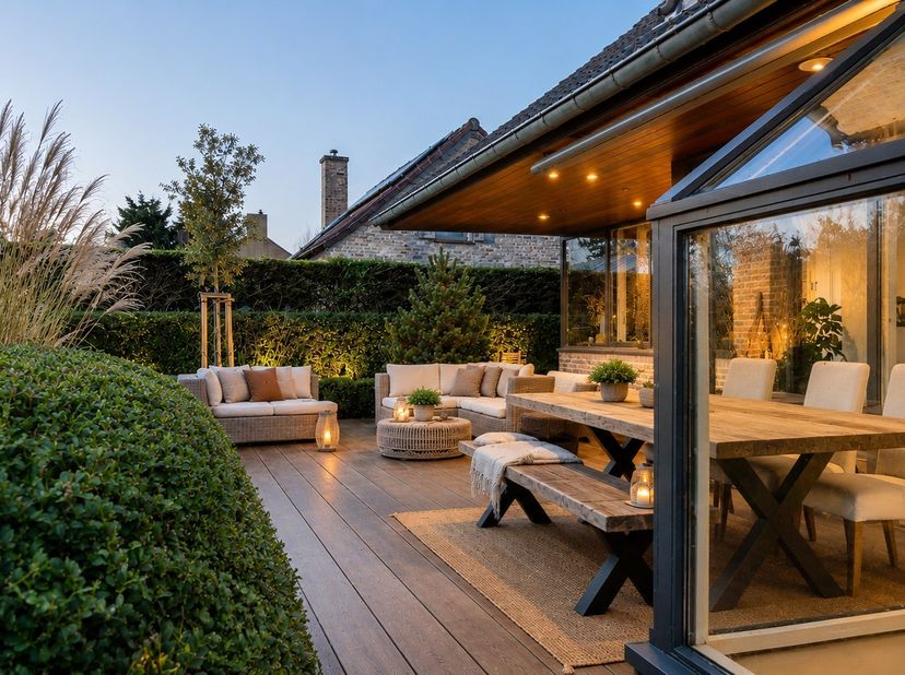 Deze losstaande villa is gelegen op een mooi perceel van 776 m² grond. De villa werd gebouwd in 1997, beschikt over een groot volume en een stevige st