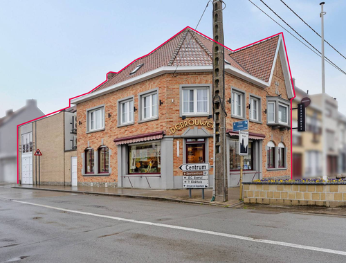                             Bien commercial avec habitation à vendre à Beveren-Leie
