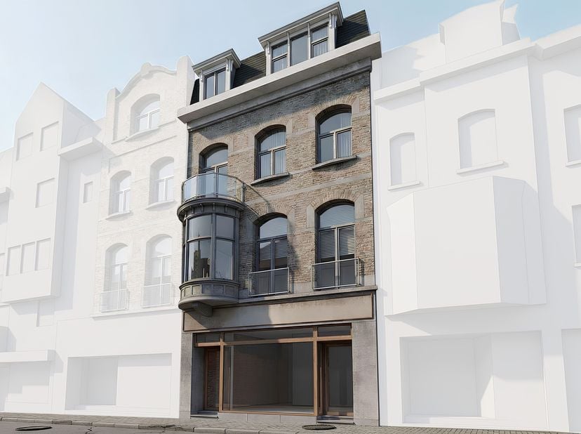Uniek investeringspand te koop in het centrum van Kortrijk!<br />
Het ontwerp voorziet in totaal 12 studentenkamers met eigen sanitair (douche en toil